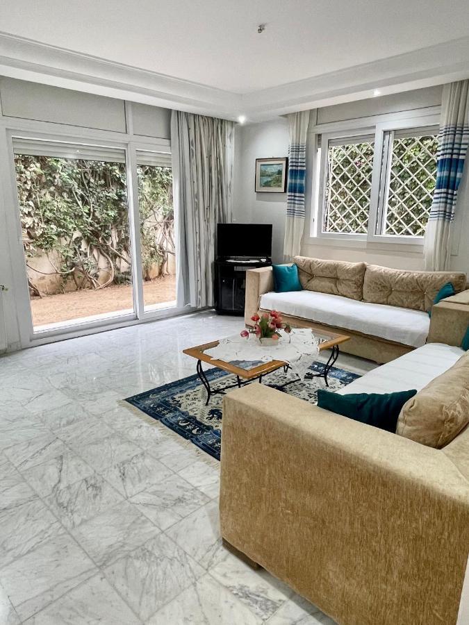 Etage De Villa Avec Jardin, Pres De L'Aireport Et Parking Prive أريانة المظهر الخارجي الصورة