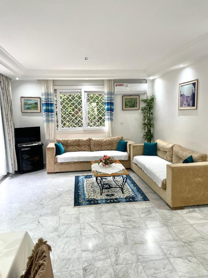 Etage De Villa Avec Jardin, Pres De L'Aireport Et Parking Prive أريانة المظهر الخارجي الصورة